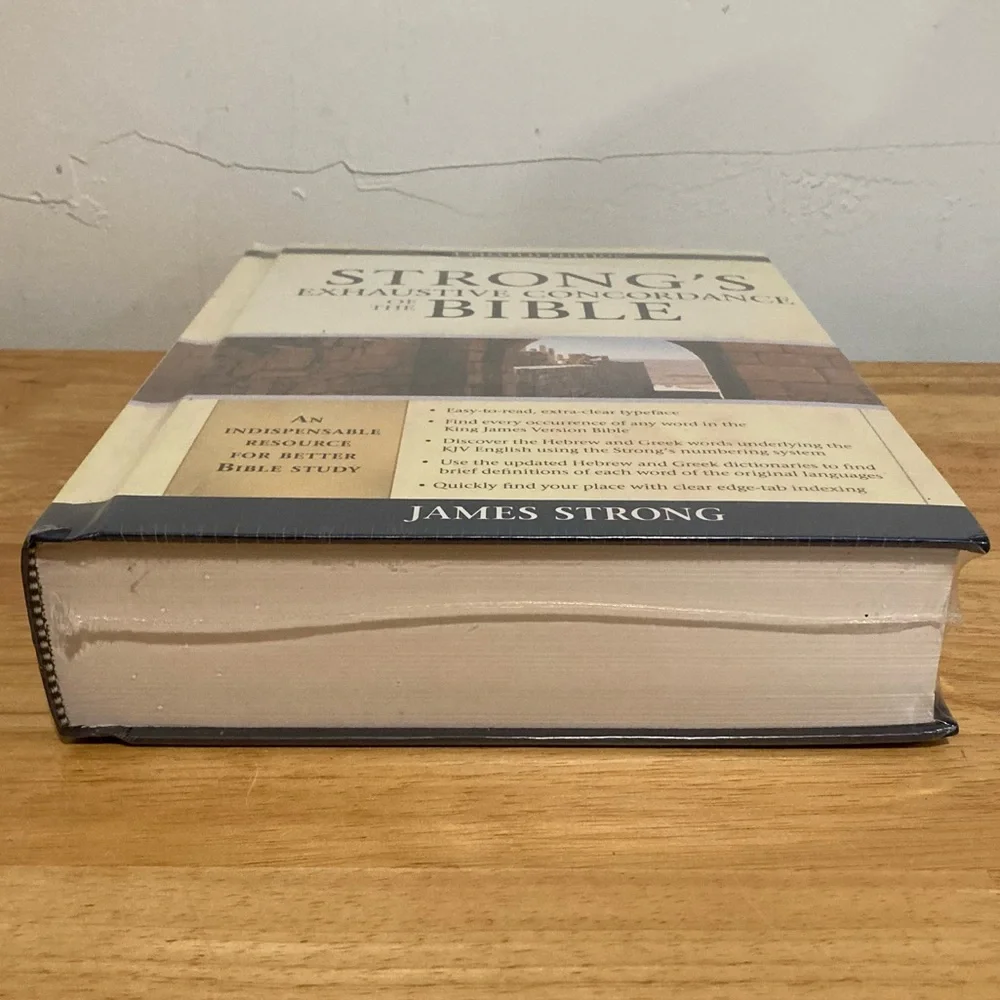 Strong's Exhaustive Concordance of the Bible - Sealed NOS Bible Study Book